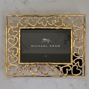 Michael Aram Heart Motif Gold Frame **Never Used**